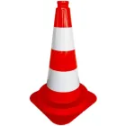 Pachołek drogowy 50cm U-23c | PCV, 1,3 kg, nieodblaskowy, malowany